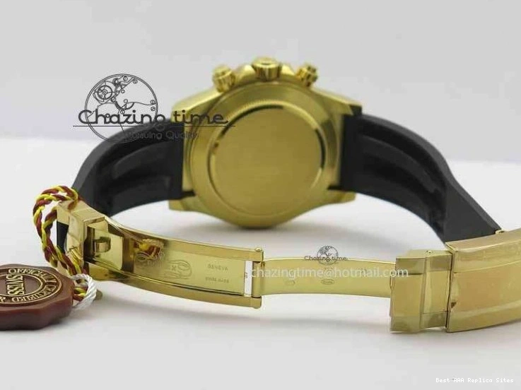 Good Copy Rolex Watches XS Best JH Strap Black 116518LN YG Edition Daytona (Free A4130 rubber Dial On strap) Rubber 3645 WeatherProof 1231